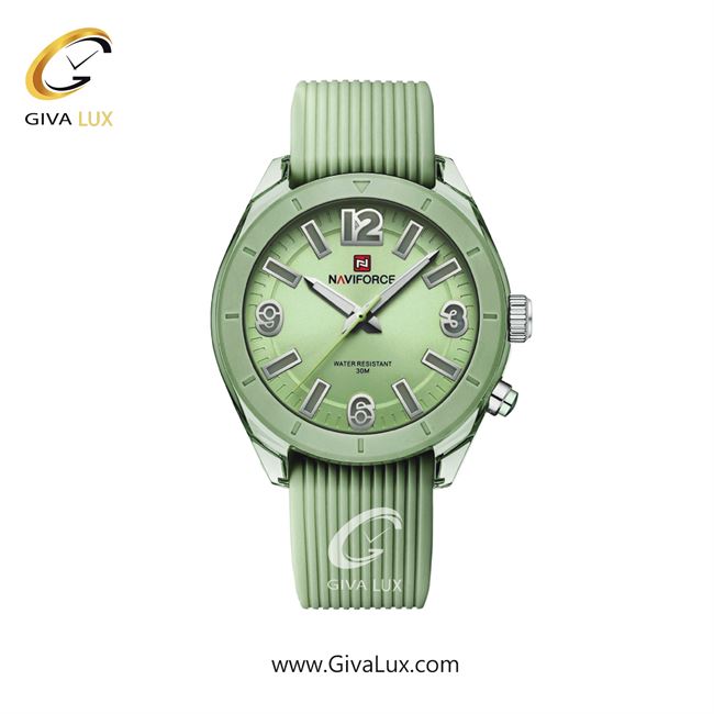 ساعت مچی اورجینال زنانه-اسپرت ناوی فورس|Naviforce|نوی فورس|نیوی فورس سبز | سبز| سبز| کد رفرنس NF7103